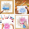 PET Hollow Out Drawing Painting Stencils DIY-WH0405-0059-4