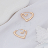 1Pair Alloy Stud Earrings EJEW-LP0004-66G-3