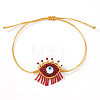 Bohemian Handmade Evil Eye with Tassels Charm Bracelets DD3268-5-1