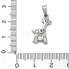 304 Stainless Steel Pendants STAS-B141-01A-P-3