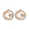 Alloy Crystal Rhinestone Pendants FIND-C019-02KCG-2