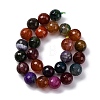 Natural Dragon Veins Agate(Dyed & Heated) Beads Strands G-K390-A05-01-4