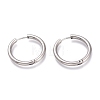Tarnish Resistant 201 Stainless Steel Huggie Hoop Earrings EJEW-L256-05G-P-1