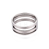 201 Stainless Steel Rings RJEW-ZX005-01P-2