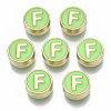 Alloy Enamel Beads X-ENAM-S122-028F-NR-1