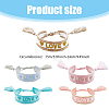 5Pcs 5 Colors Adjustable Nylon Braided Cord Bracelets Set BJEW-FI0001-12-2