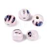 Vintage Porcelain Corrugated Beads PORC-N013-11M-1