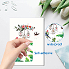8 Sheets 8 Styles PVC Waterproof Wall Stickers DIY-WH0345-128-3