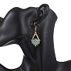 Stainless Steel Teardrop Dangle Earrings EJEW-MZ00643-02-3