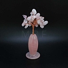 Natural Rose Quartz Vase Gravel Fortune Tree Mini Home Creative Office Decoration Crafts Small Ornaments PW-WG4D1F4-02-1