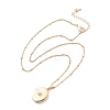 Clear Cubic Zirconia Locket Necklaces NJEW-A036-01C-4