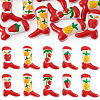 10Pcs 5 Styles Boot Baking Paint Glass Enamel Beads LAMP-TA0002-80B-1
