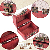 Retro Wooden Jewelry Storage Boxes with Latch Clasps AJEW-CL0005-35A-6