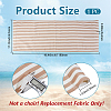 1Pc Stripe Polyester Chair Replacement Fabric AJEW-GF0014-50C-2
