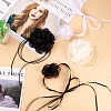 4Pcs 4 Styles Cloth & Polyester Flower Collar Choker Necklaces Set for Women Bride Wedding Party AJEW-TA0001-27-13