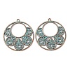 Tibetan Style Alloy Pendants FIND-B055-02B-1