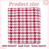 Tartan Chemical Fiber Fabric DIY-WH0591-521A-2