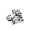 Alloy Rhinestone Brooch for Backpack Clothes PW-WG6BE19-01-3