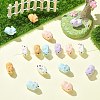 15Pcs 5 Colors Handmade Porcelain Beads PORC-CJ0001-57-5
