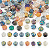 80Pcs Electroplate Transparent Glass Beads EGLA-TA0030-08-1