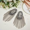 2Pcs Detachable Iron Tassel Epaulettes FIND-FH0005-44P-5