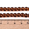 Transparent Glass Beads Strands GLAA-T032-T6mm-30-2