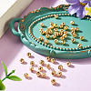 50Pcs 5 Styles Brass Spacer Beads KK-TA0009-12-5