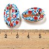 Printed Natural Shell Beads BSHE-G037-01D-3