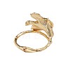 Alloy Enamel Hinged Cuff Bangles for Women WG0169B-01-6