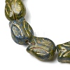Painted Glass Beads Strands GLAA-Z021-20B-2