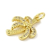 Brass Micro Pave Cubic Zirconia Pendants KK-M283-14A-01-2