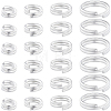 Beebeecraft 80Pcs 4 Styles Brass Split Rings KK-BBC0014-05-1