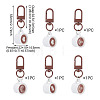 5Pcs 5 Styles Resin Pendant Decorations HJEW-TADJ0001-09-3
