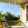 3Pcs Glass Hanging Suncatchers HJEW-TADJ0017-7