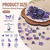 125G Gradient Color Transparent Glass Beads GLAA-TA0003-58B-4