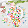 300Pcs 10 Colors Opaque Acrylic Beads SACR-SP0001-53B-5