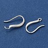 Brass Earring Hooks KK-H502-17S-2