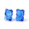 Baking Paint Transparent Glass Beads DGLA-N018-02B-2