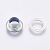 Iron Grommet Eyelet Findings IFIN-WH0023-A10-2