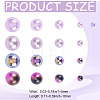 Resin Rhinestone and ABS Cabochons Sets RESI-WH0029-51A-2