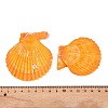 Undyed Natural Scallop Shell Big Pendants SHEL-T020-01-4