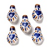 Famille Rose Porcelain Beads LAMP-I028-06C-1