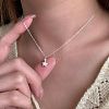 925 Sterling Silver Micro Pave Clear Cubic Zirconia Star Pendant Necklaces for Women FS-WG24A8B-02-1