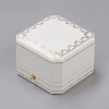 (Holiday Stock-Up Sale)Light Cover Paper Jewelry Ring Box OBOX-G012-01D-3