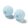 Chunky Resin Rhinestone Bubblegum Ball Beads RESI-S259-A11-2