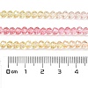 Transparent Painted Glass Beads Strands DGLA-A034-T3mm-A09-3