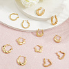 6 Pairs 6 Style 304 Stainless Steel Hoop Earrings for Women EJEW-BBC0001-96-7