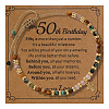Birthday Brass Cross Charm Bracelets KZ7256-4-1