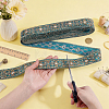 Ethnic Style Polyester Ribbon OCOR-WH0003-084A-3