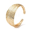 Brass Open Cuff Bangles BJEW-A144-01D-2